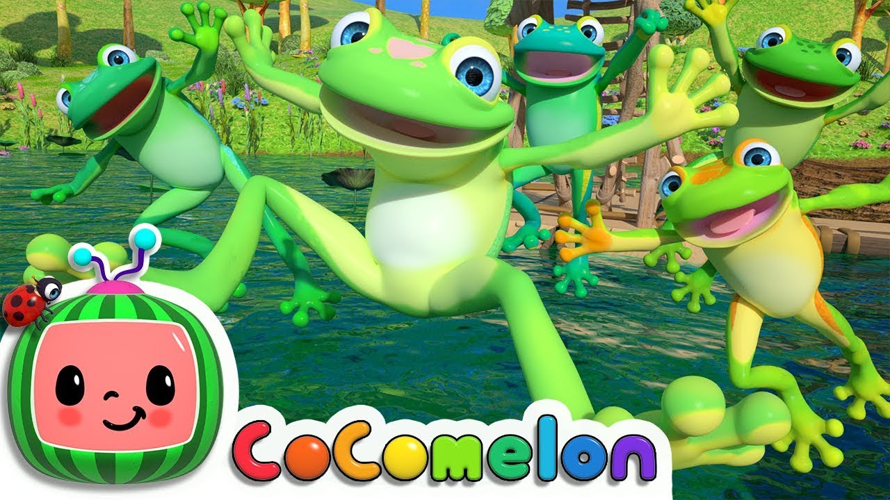 five-little-speckled-frogs-lyrics-cocomelon-baby-songs