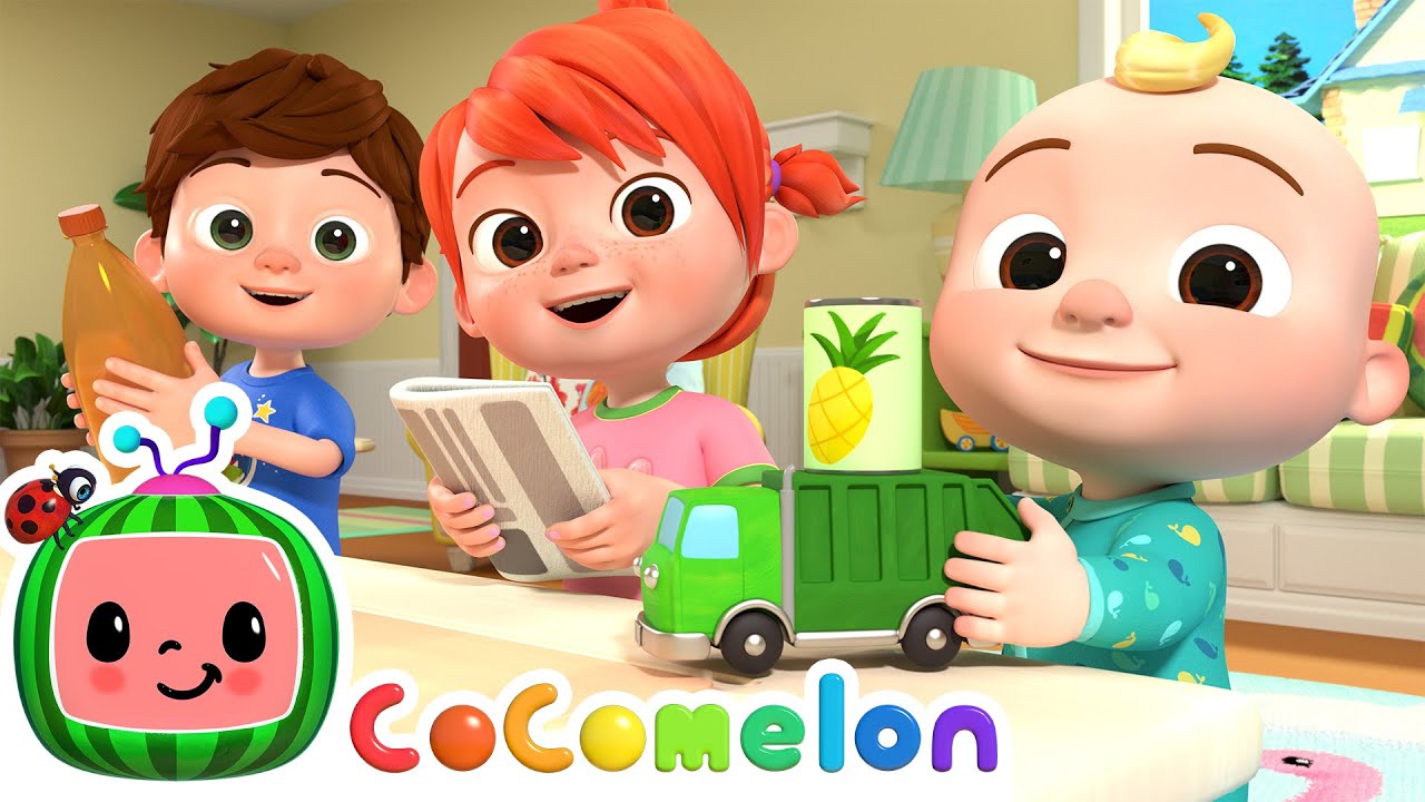 Recycling Truck Lyrics - CoComelon